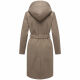 Marikoo Kailii Damen Mantel Dark Taupe-Größe XS - Gr. 34