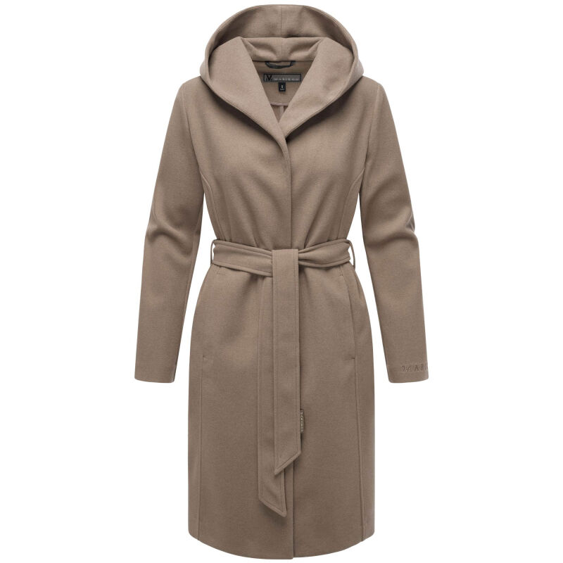 Marikoo Kailii Damen Mantel Dark Taupe-Größe M - Gr. 38