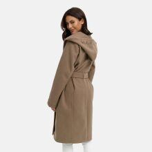 Marikoo Kailii Damen Mantel Dark Taupe-Gr&ouml;&szlig;e M - Gr. 38