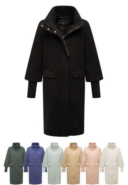 Navahoo Polarblüte Damen Übergangs Mantel N049