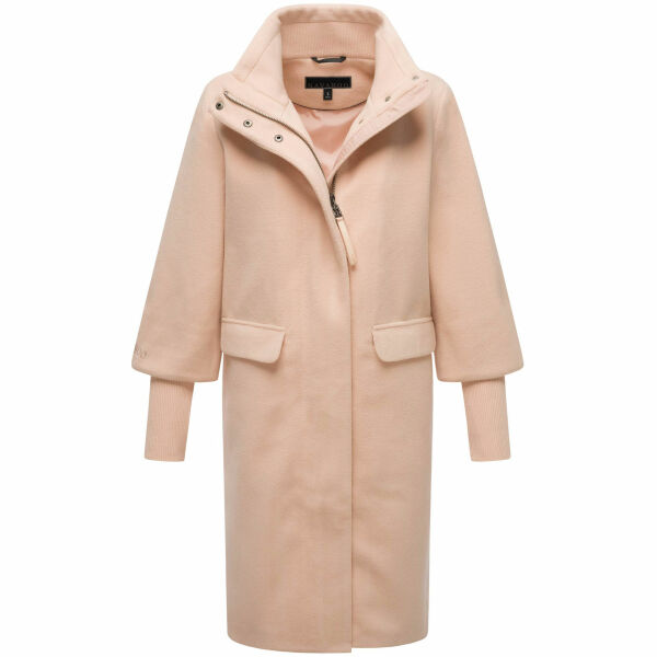 Navahoo Polarblüte Damen Übergangs Mantel N049 Light Peach-Größe XL - Gr. 42