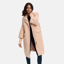 Navahoo Polarblüte Damen Übergangs Mantel N049 Light Peach-Größe XL - Gr. 42