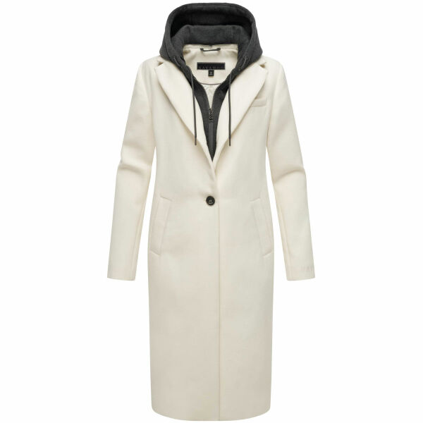 Navahoo Kekstraum Damen Winter Mantel Offwhite-Größe XS - Gr. 34