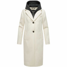 Navahoo Kekstraum Damen Winter Mantel Offwhite-Größe XS - Gr. 34