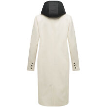 Navahoo Kekstraum Damen Winter Mantel Offwhite-Gr&ouml;&szlig;e M - Gr. 38