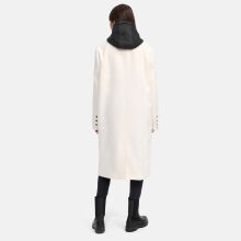 Navahoo Kekstraum Damen Winter Mantel Offwhite-Gr&ouml;&szlig;e M - Gr. 38
