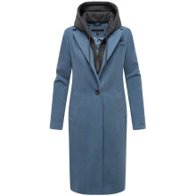 Navahoo Kekstraum Damen Winter Mantel Dusty Blue-Gr&ouml;&szlig;e M - Gr. 38