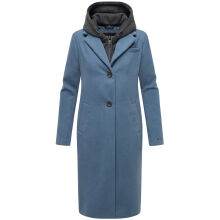 Navahoo Kekstraum Damen Winter Mantel Dusty Blue-Gr&ouml;&szlig;e L - Gr. 40