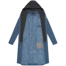 Navahoo Kekstraum Damen Winter Mantel Dusty Blue-Gr&ouml;&szlig;e L - Gr. 40