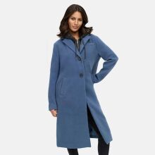 Navahoo Kekstraum Damen Winter Mantel Dusty Blue-Gr&ouml;&szlig;e L - Gr. 40