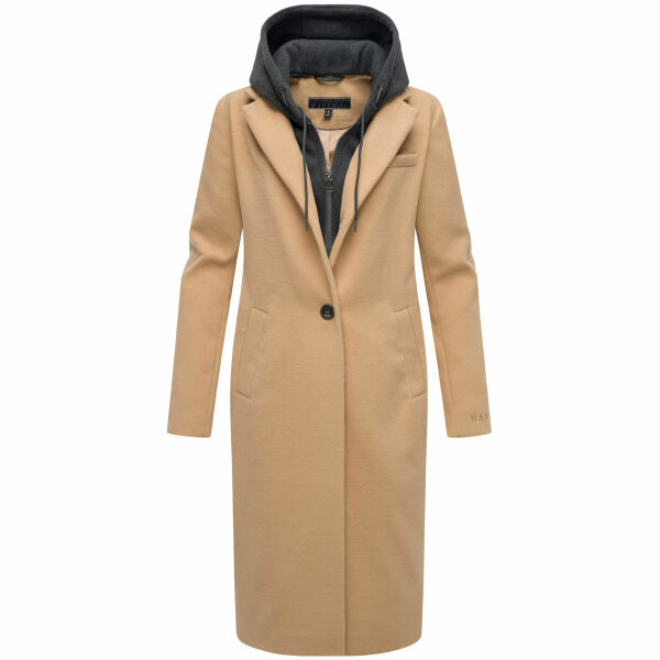 Navahoo Kekstraum Damen Winter Mantel Camel-Größe XS - Gr. 34