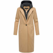 Navahoo Kekstraum Damen Winter Mantel Camel-Größe XS - Gr. 34