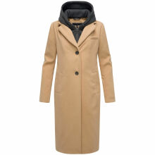 Navahoo Kekstraum Damen Winter Mantel Camel-Größe XS - Gr. 34