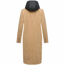 Navahoo Kekstraum Damen Winter Mantel Camel-Größe XS - Gr. 34