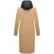 Navahoo Kekstraum Damen Winter Mantel Camel-Größe XS - Gr. 34