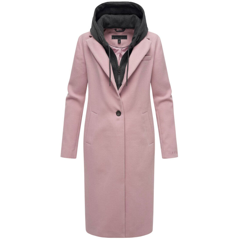 Navahoo Kekstraum Damen Winter Mantel Lilac Rose