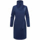Navahoo Samtrose Damen Mantel mit Stehkragen  Navy-Größe 3XL - Gr. 46