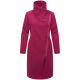 Navahoo Samtrose Damen Mantel mit Stehkragen  Berry Wine-Größe S - Gr. 36