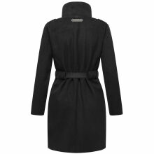 Marikoo Tanokoo Damen Winter Mantel Schwarz-Größe M - Gr. 38