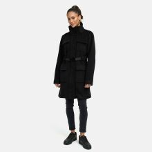 Marikoo Tanokoo Damen Winter Mantel Schwarz-Größe M - Gr. 38