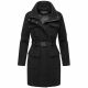 Marikoo Tanokoo Damen Winter Mantel Schwarz-Größe M - Gr. 38