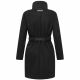 Marikoo Tanokoo Damen Winter Mantel Schwarz-Größe M - Gr. 38