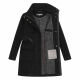 Marikoo Tanokoo Damen Winter Mantel Schwarz-Größe M - Gr. 38