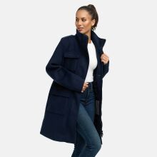 Marikoo Tanokoo Damen Winter Mantel Navy-Größe XL - Gr. 42