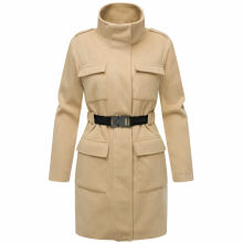 Marikoo Tanokoo Damen Winter Mantel Beige-Größe XS - Gr. 34