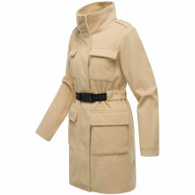 Marikoo Tanokoo Damen Winter Mantel Beige-Größe XS - Gr. 34