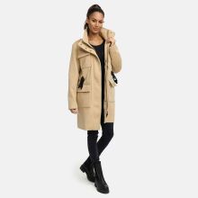 Marikoo Tanokoo Damen Winter Mantel Beige-Größe L - Gr. 40
