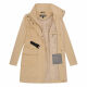 Marikoo Tanokoo Damen Winter Mantel Beige-Größe L - Gr. 40