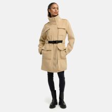 Marikoo Tanokoo Damen Winter Mantel Beige-Größe XL - Gr. 42