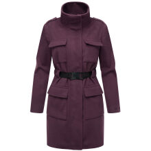 Marikoo Tanokoo Damen Winter Mantel Dusty Plum-Gr&ouml;&szlig;e XS - Gr. 34
