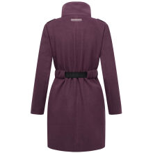Marikoo Tanokoo Damen Winter Mantel Dusty Plum-Gr&ouml;&szlig;e S - Gr. 36