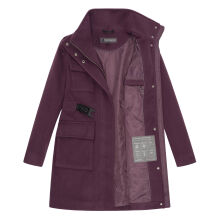 Marikoo Tanokoo Damen Winter Mantel Dusty Plum-Gr&ouml;&szlig;e S - Gr. 36