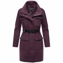 Marikoo Tanokoo Damen Winter Mantel Dusty Plum-Größe XXL - Gr. 44