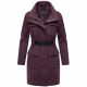 Marikoo Tanokoo Damen Winter Mantel Dusty Plum-Größe XXL - Gr. 44