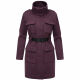 Marikoo Tanokoo Damen Winter Mantel Dusty Plum-Größe XXL - Gr. 44