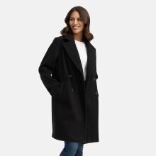 Navahoo Frostjuwel Damen Mantel Schwarz-Gr&ouml;&szlig;e XXL - Gr. 44