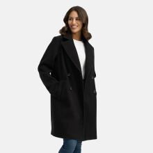 Navahoo Frostjuwel Damen Mantel Schwarz-Gr&ouml;&szlig;e XXXL - Gr. 46