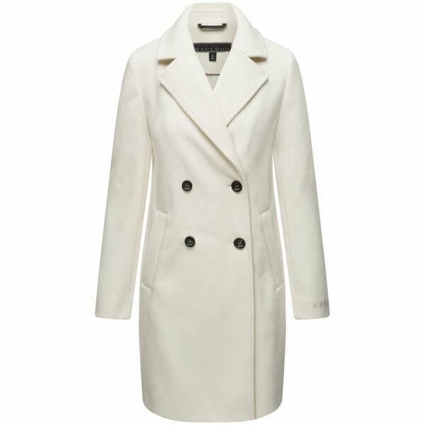 Navahoo Frostjuwel Damen Mantel Offwhite-Größe XXXL - Gr. 46