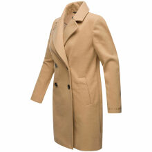 Navahoo Frostjuwel Damen Mantel Camel-Größe XS - Gr. 34