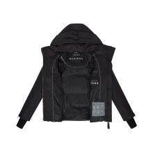 Marikoo Aleyna Damen Winterjacke  Schwarz Größe M - Gr. 38