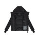 Marikoo Aleyna Damen Winterjacke  Schwarz Größe M - Gr. 38