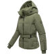 Marikoo Aleyna Damen Winterjacke  OliveLeaf Größe M - Gr. 38