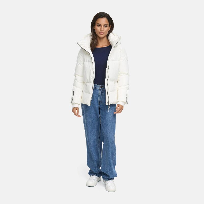Marikoo Aleyna Damen Winterjacke Offwhite