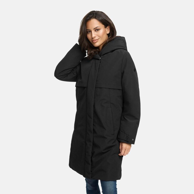 Navahoo Domingaa Damen Winter Parka  Schwarz Gr&ouml;&szlig;e XS - Gr. 34