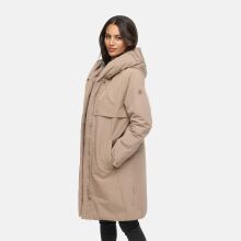 Navahoo Domingaa Damen Winter Parka  Taupe Grey Gr&ouml;&szlig;e XS - Gr. 34