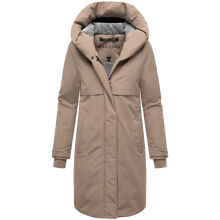 Navahoo Domingaa Damen Winter Parka  Taupe Grey Gr&ouml;&szlig;e L - Gr. 40
